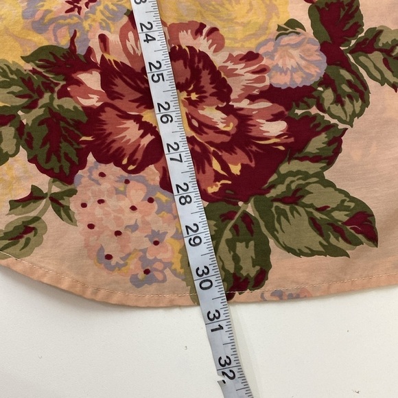 Soft Surroundings Floral Vintage Print Cotton Silk Blend Pullover Top women's M? - Picture 9 of 10